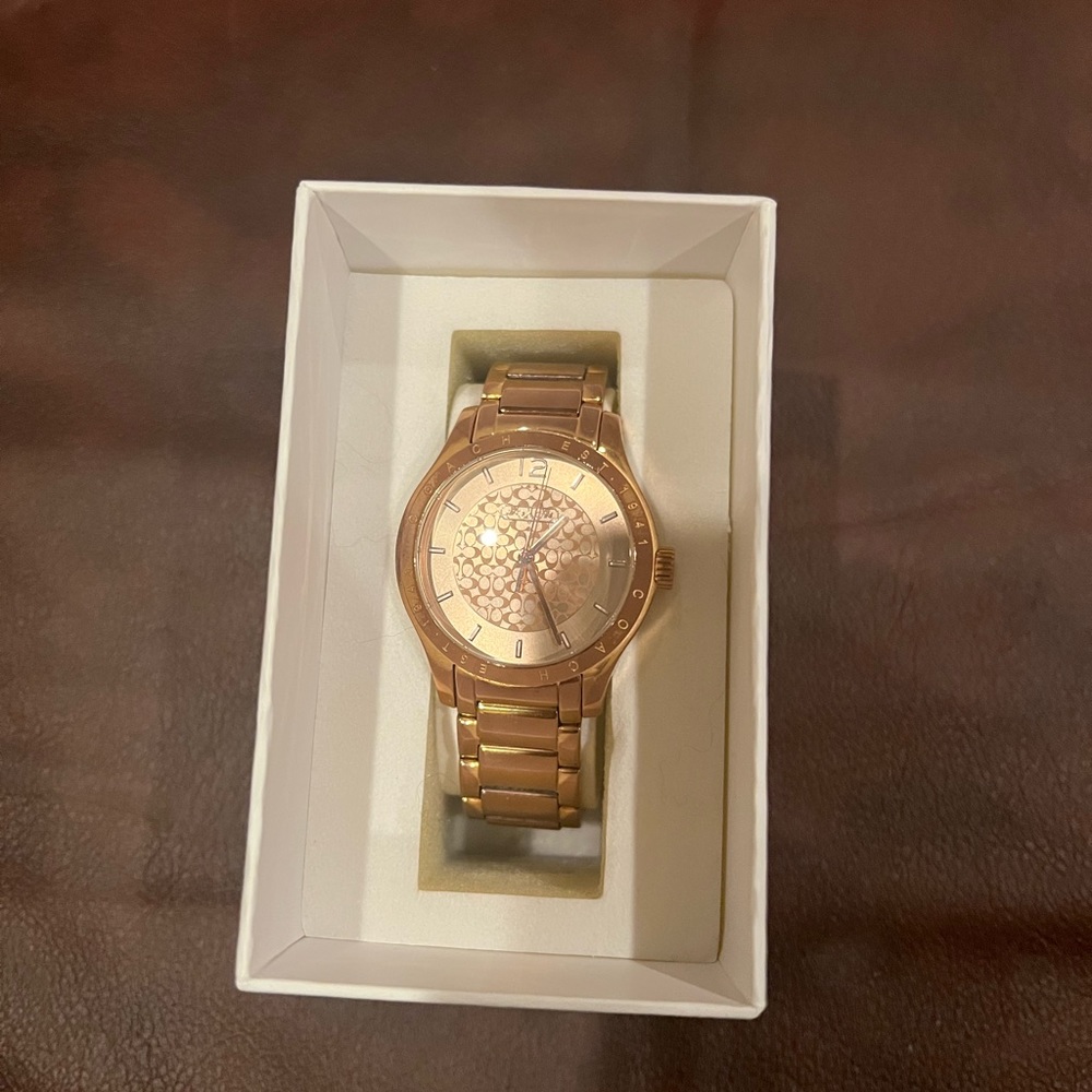 Coach Rose gold Watch